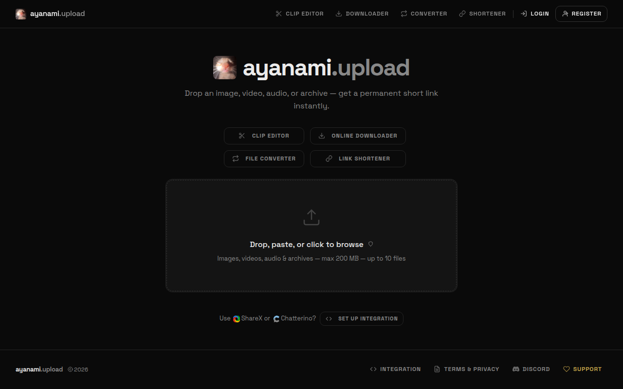 Upload